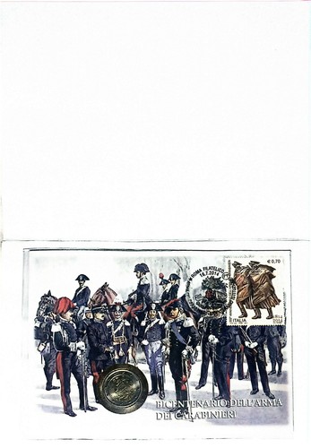Euro carabinieri filotelico - euro,