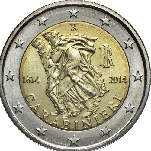 Moneta italia euro 2014 - 2€,