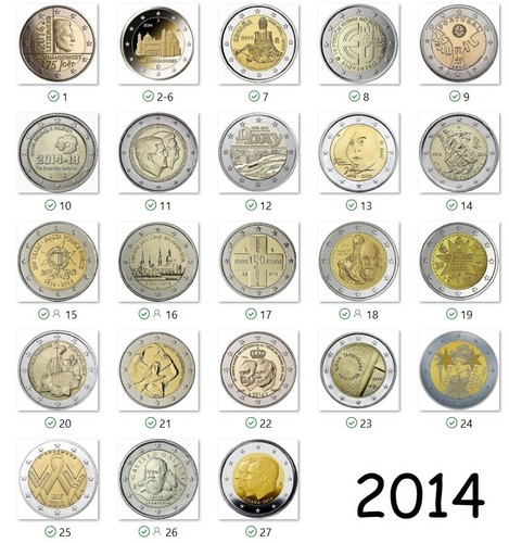 Euro commemorativi 2014 - 2,