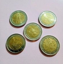 Set 5 Monete 2€ EURO