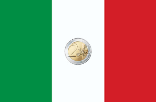 Italia italy italien - 2, euro