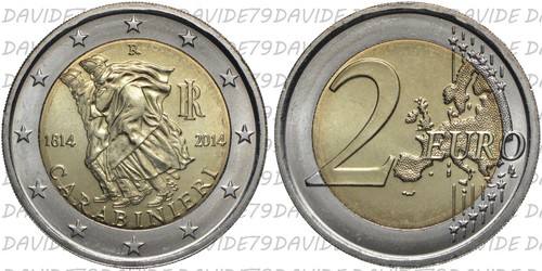 Euro commemorativo italia - 2,